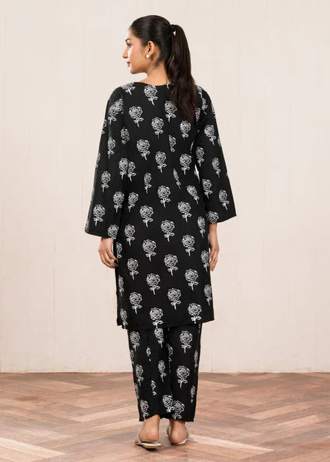 Rose Flower Stitched 2Pcs