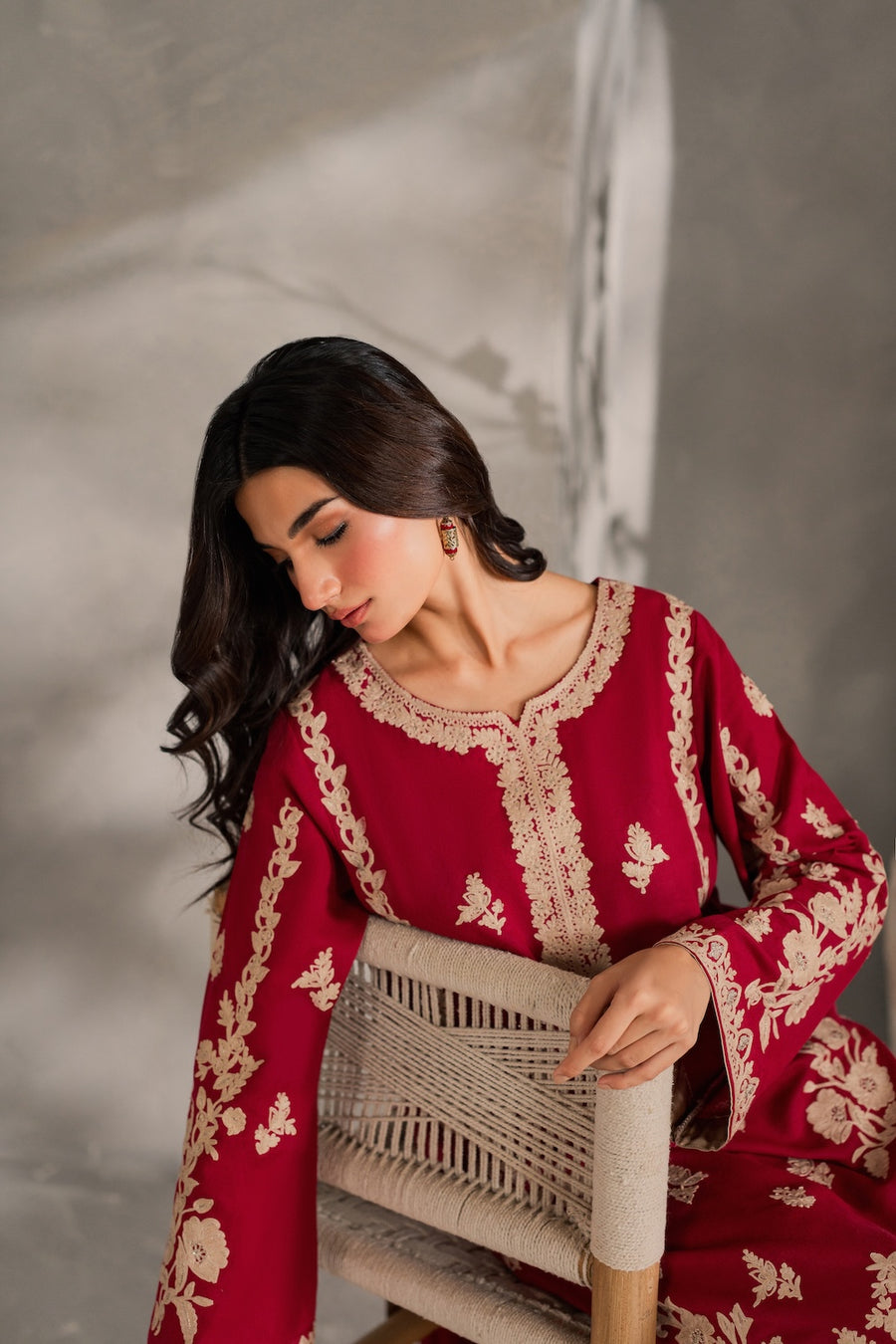 Mahroon Nazneen 3pcs