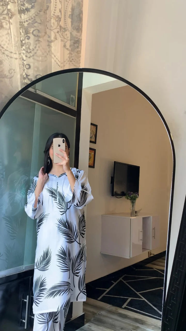 Breeze Print Stitched 2Pcs