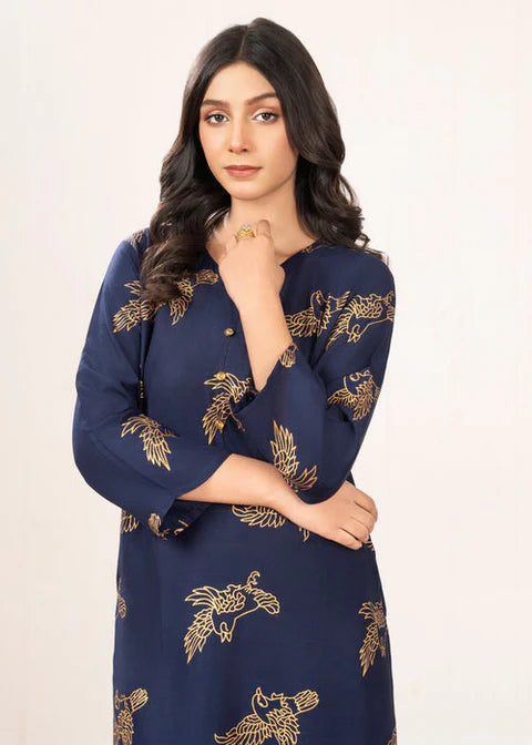 Sparrow Print Stitched 2Pcs