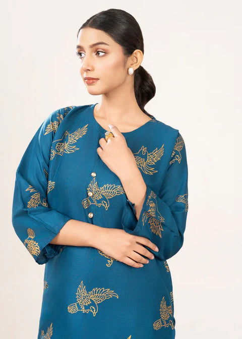 Sparrow Print Stitched 2Pcs