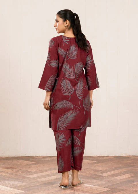 Breeze Print Stitched 2Pcs