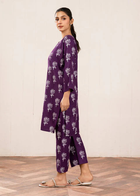 Rose Flower Stitched 2Pcs