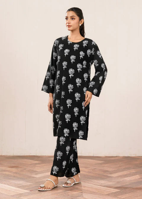 Rose Flower Stitched 2Pcs