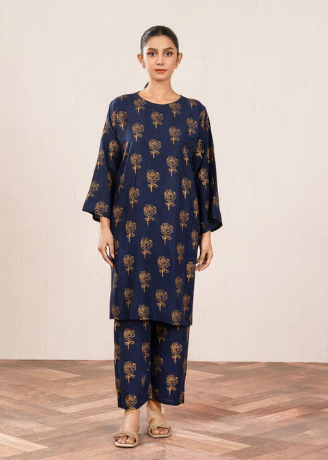 Rose Flower Stitched 2Pcs