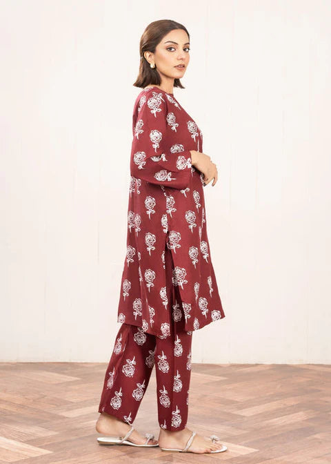 Rose Flower Stitched 2Pcs