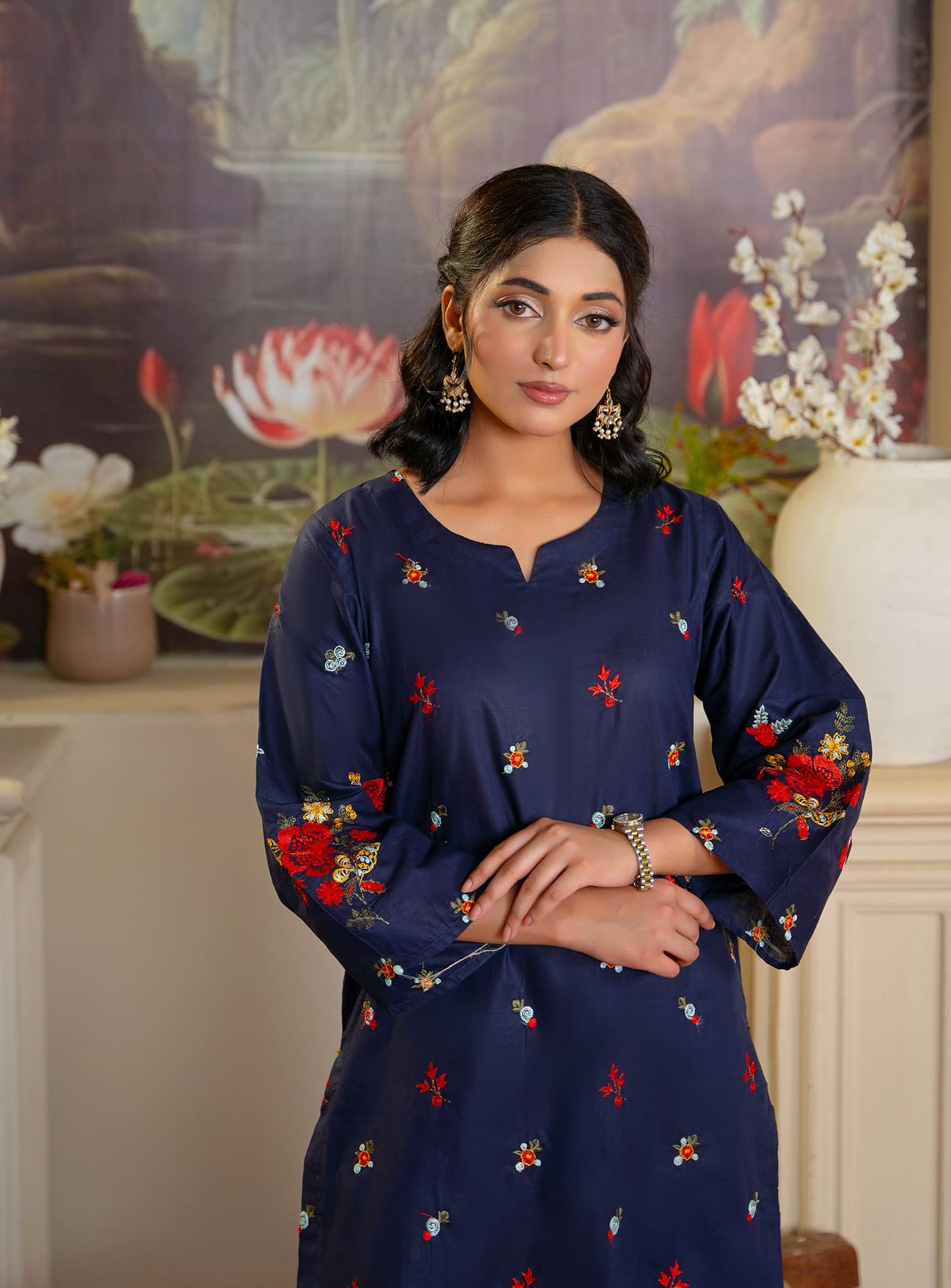Hooria Navy 3pcs