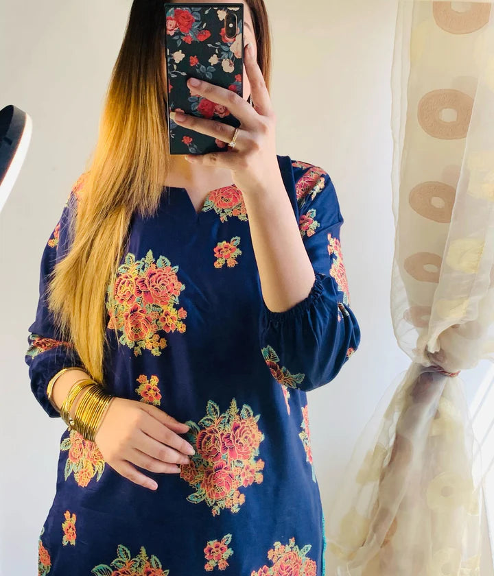 Stitched Chunri Style 2Pc