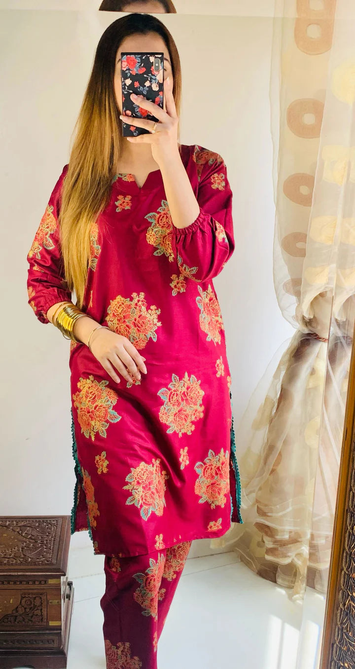 Stitched Chunri Style 2Pc