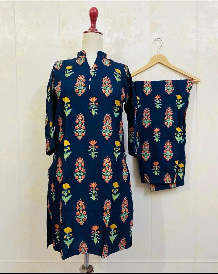 3D Flower Stitched 2Pcs