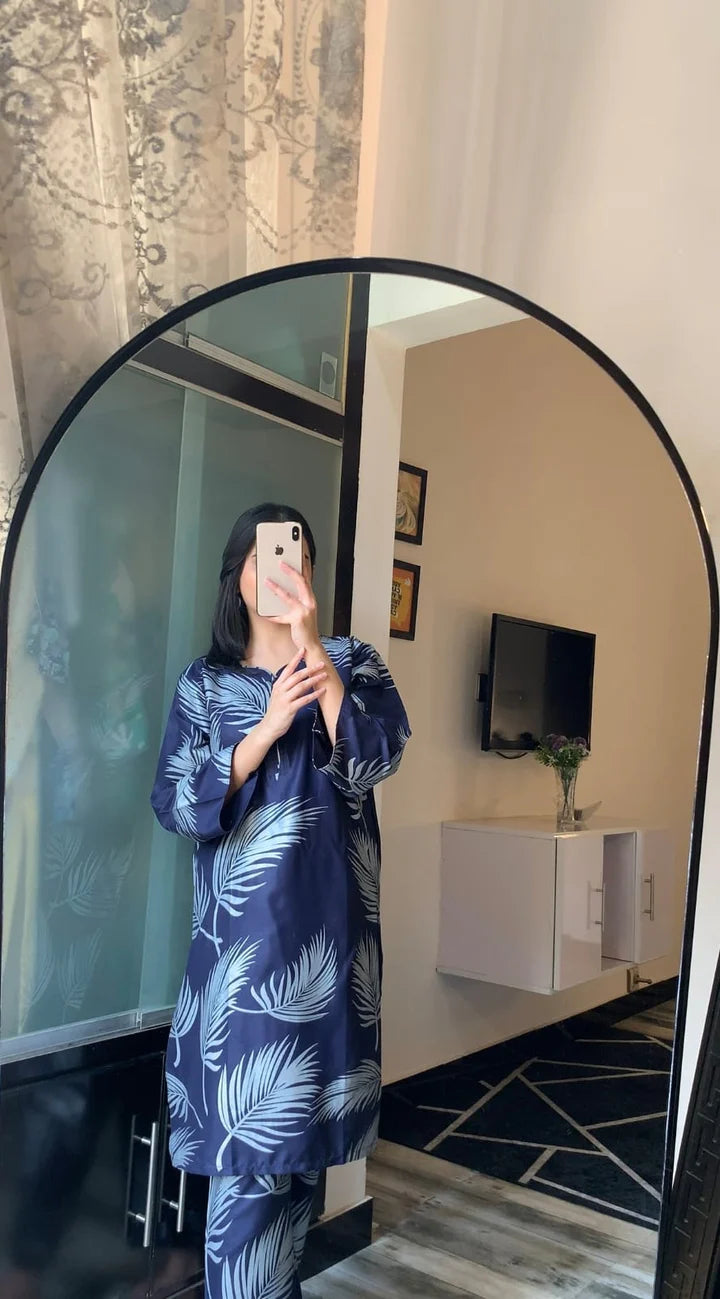 Breeze Print Stitched 2Pcs