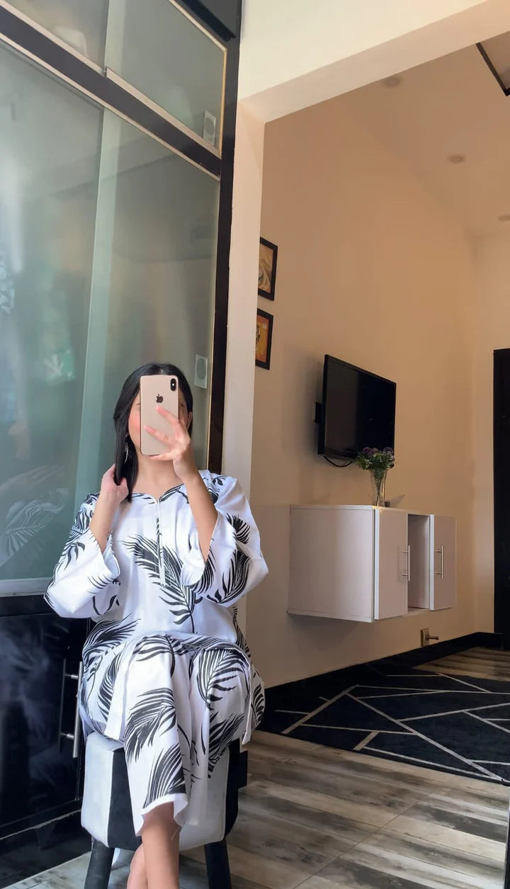 Breeze Print Stitched 2Pcs